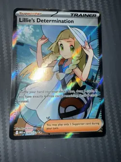 Pokemon TCG Lillie's Determination Trainer Card Holo Rare 169/132 NM Ungraded - Image 5