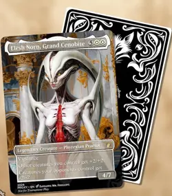 Magic the Gathering-FantasticMRfoxglove-Elesh Norn, Grand Cenobite-art card-LP - Image 1