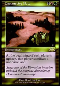 Destructive Flow - Medium Play MTG Planeshift - Image 1
