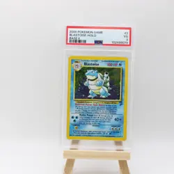 Blastoise Base Set 2 Holo Unlimited Rare Card 2 /130 PSA 3 - Image 1