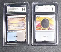 Magic MTG Mox Jet and Underground Sea 30th Anniversary Edition Graded CGC Lot - Image 1