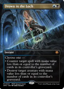 Drown In The Loch (BORDERLESS) Special Guests Regular MYTHIC 0027 MTG - Image 1