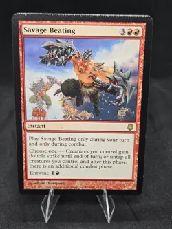 Savage Beating x1- Darksteel 67/165 [LP] (Magic the Gathering) - Image 1