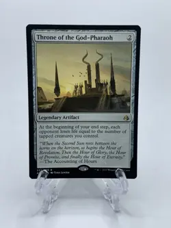 Throne of the God-Pharaoh - Amonkhet - MTG - Rare - Magic the Gathering - Image 1