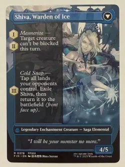 Jill, Shiva's Dominant Borderless - Final Fantasy MTG - Image 2