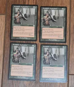 4x Rare Green MTG Enchantment Symbiotic Deployment - Image 1