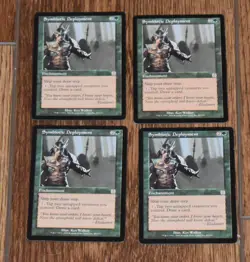 4x Rare Green MTG Enchantment Symbiotic Deployment - Image 2