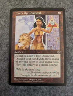 Lion’s Eye Diamond Mirage RESERVED LIST Lightly Played / Near Mint LP MTG Magic - Image 1