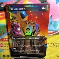 MTG The Soul Stone (Borderless) Marvel's Spider-Man Foil #243 Mint 💎 - Image 2