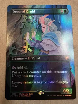 Devoted Druid - Foil (Borderless) Special Guests Lorwyn - Mtg - Image 1