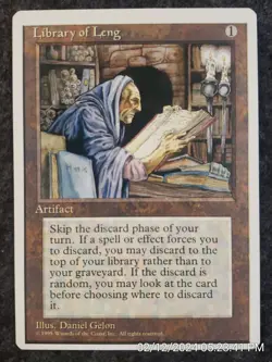 Library of Leng - Fourth Edition (4ED) - Magic: The Gathering NM (DS3D1D5) - Image 1