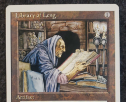 Library of Leng - Fourth Edition (4ED) - Magic: The Gathering NM (DS3D1D5) - Image 3