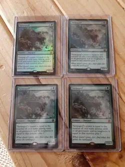 MTG Tarmogoyf FOIL Modern Masters 2015 Rare #165 PLAYSET 4X - NM - Image 1