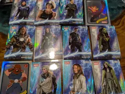 Magic The Gathering Topps Chrome Marvel Spiderman Lot Of 20 RARE Debut Refractor - Image 3