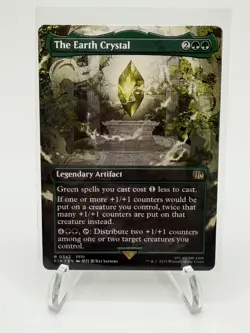 MTG FF x1 The Earth Crystal (Borderless) Final Fantasy Regular R 0342 Pack Fresh - Image 1