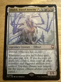 Ulalek, Fused Atrocity M Commander: Modern Horizons 3 4 NM - Image 1