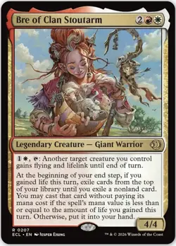 Magic: The Gathering Bre of Clan Stoutarm Lorwyn Eclipsed #207 - Image 1