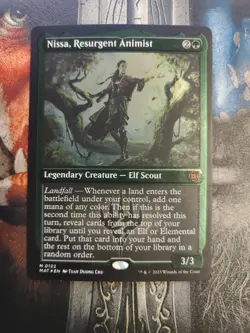 Nissa, Resurgent Animist (Foil Etched) March of the Machine: The Aftermath Foil - Image 1