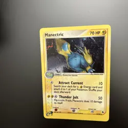 Pokemon TCG Manectric 2003 EX Ruby & Sapphire 9/109 Holo Rare NM/LP+ Great card - Image 1