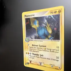 Pokemon TCG Manectric 2003 EX Ruby & Sapphire 9/109 Holo Rare NM/LP+ Great card - Image 2