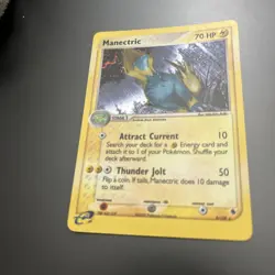 Pokemon TCG Manectric 2003 EX Ruby & Sapphire 9/109 Holo Rare NM/LP+ Great card - Image 4