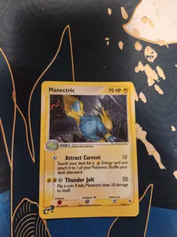 Manectric 9/109 Ruby and Sapphire Holo Rare Pokemon Trading Card Game - Image 1