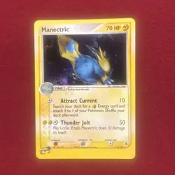 Manectric 9/109 Holo Rare Ex Ruby and Sapphire Pokemon Card LP WV1 - Image 1