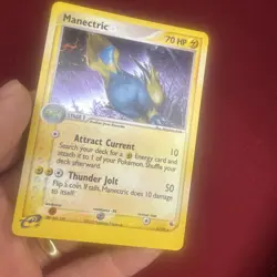 Manectric 9/109 Holo Rare Ex Ruby and Sapphire Pokemon Card LP WV1 - Image 2