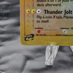 Manectric 9/109 Holo Rare EX Ruby & Sapphire Vintage Pokemon TCG Card LP ⚡ - Image 4