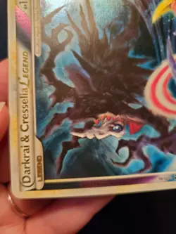 Darkrai & Cresselia Legend TOP 99/102 Holo Swirl Pokemon TCG HGSS Triumphant LP - Image 5