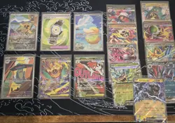 Pokemon Mega Dream EX Japanese Bundle. SAR , AR, EX. Hawlucha, Psyduck. Mint. - Image 1