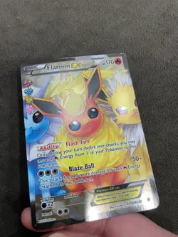 Pokemon Radiant Collection Flareon EX Full Art Holo RC28/RC32 LP - Image 4