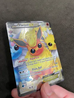 Pokemon Radiant Collection Flareon EX Full Art Holo RC28/RC32 LP - Image 5