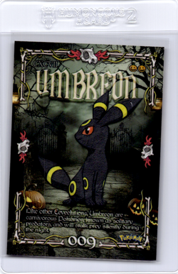 Umbreon Peruvian Halloween Pokemon Card - Image 1