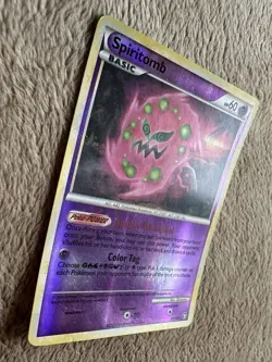 2010 Pokemon TCG HGSS Triumphant Spiritomb Reverse Holo Rare 10/102 MP - Image 4