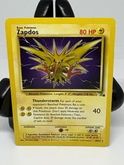 Pokemon TCG Zapdos 30/62 Fossil AND 2001 Entei Reverse Holo Black Star Promo 34 - Image 4