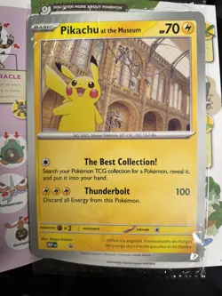 Pokemon x Natural History Museum Promo - Pikachu At The Museum - BRAND NEW SEAL - Image 1