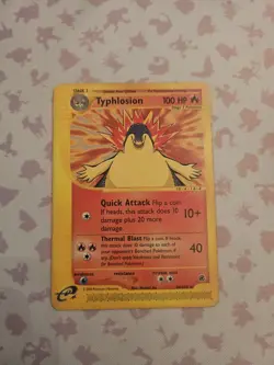 Pokemon Typhlosion TCG Expedition Card 64/165 Regular Rare Non-Holo LP/MP - Image 1