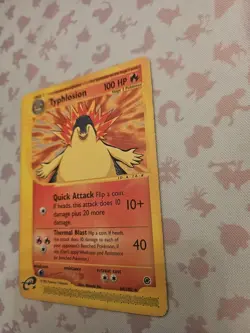 Pokemon Typhlosion TCG Expedition Card 64/165 Regular Rare Non-Holo LP/MP - Image 3