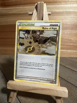 Pokemon Undaunted Uncommon Ruins Of Alph #76/90 Lightly played - Image 1