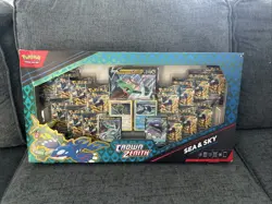 2024 Pokemon Crown Zenith Sea And Sky TCG Premium Collection 14 Booster Packs - Image 1