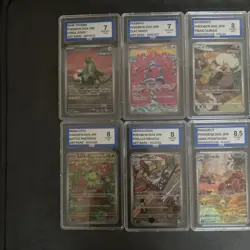 Pokemon Graded Bundle Of 10 CHR/AR - Image 2