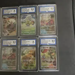 Pokemon Graded Bundle Of 10 CHR/AR - Image 4