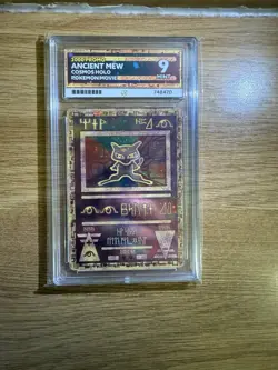 Ancient Mew ACE 9 Mint 2000 Promo Card. Graded Pokemon Card. - Image 1