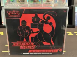 Pokemon TCG: Scarlet & Violet Destined Rivals Elite Trainer Box ETB w/Case - Image 1