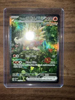 Pokemon TCG Gouging Fire EX Scarlet & Violet Temporal Forces Ungraded Fast Ship - Image 1