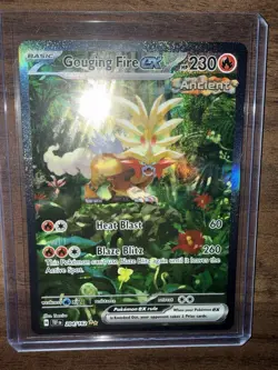 Pokemon TCG Gouging Fire EX Scarlet & Violet Temporal Forces Ungraded Fast Ship - Image 3
