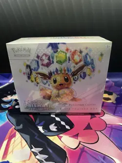 Pokemon Prismatic Evolutions Pokemon Center PC ETB Sealed - Image 1