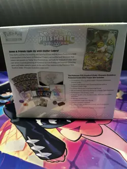 Pokemon Prismatic Evolutions Pokemon Center PC ETB Sealed - Image 4