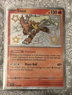 Entei 112/091 Paldean Fates Baby Shiny Pokemon TCG NM/Near Mint - Image 1